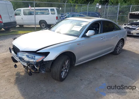 2013 Audi A6 3.0T Premium z USA, uszkodzony, nr VIN WAUHGAFCXDN084209